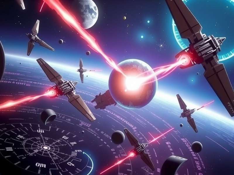 Galactic Circle Gladiator intense space battle